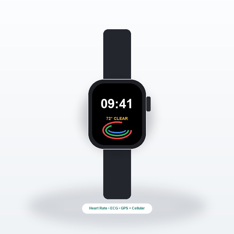 Apple Watch Series 9 GPS 45mm Midnight