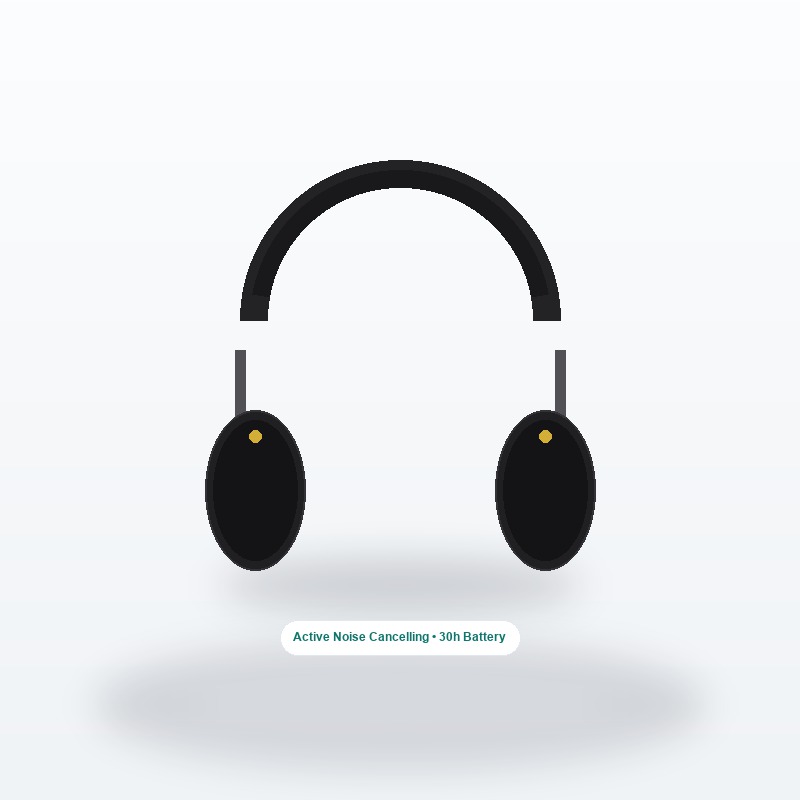 Sony WH-1000XM5 Wireless Noise-Cancelling Headphones